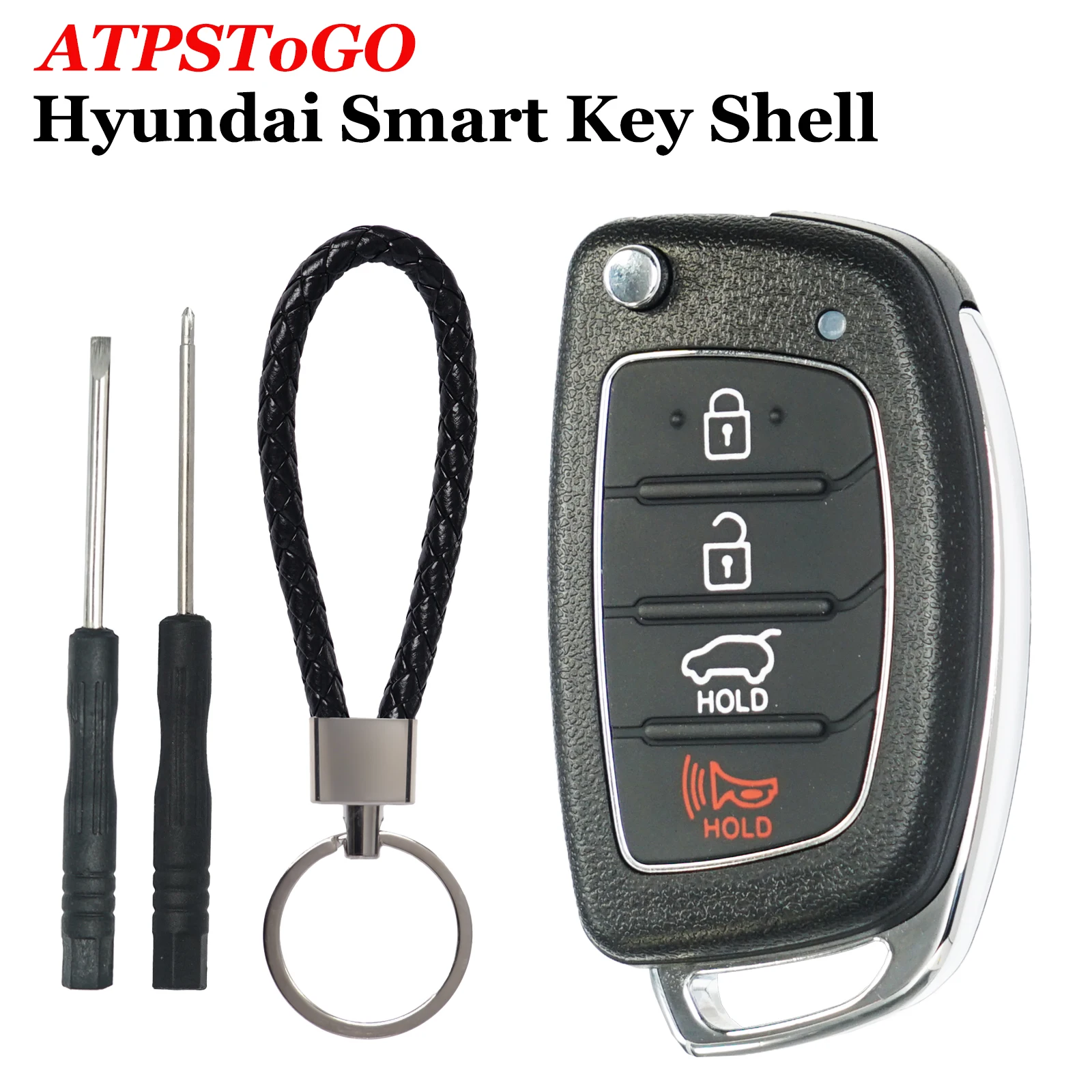 

Сменный чехол для ключей для Hyundai Sonata Santa Fe 2013-2019 гг., откидной чехол для ключей с дистанционным управлением и предоставление услуги резки