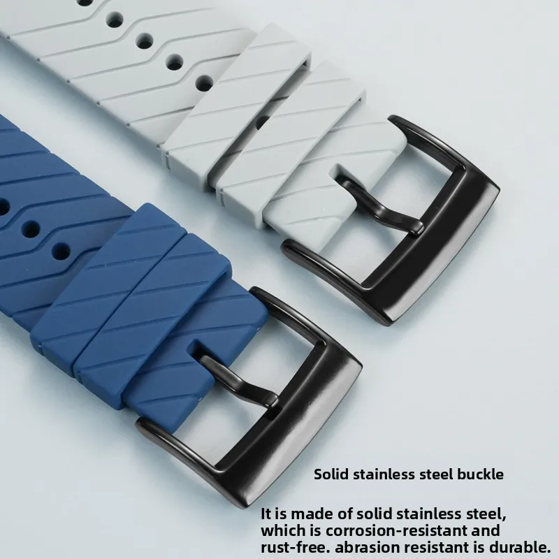 24 مللي متر سيليكون حزام ل SUUNTO 7 9/9 بارو ساعة ذكية الفرقة الرياضة في الهواء الطلق مقاوم للماء الراتنج سوار SUUNTO D5 استبدال معصمه