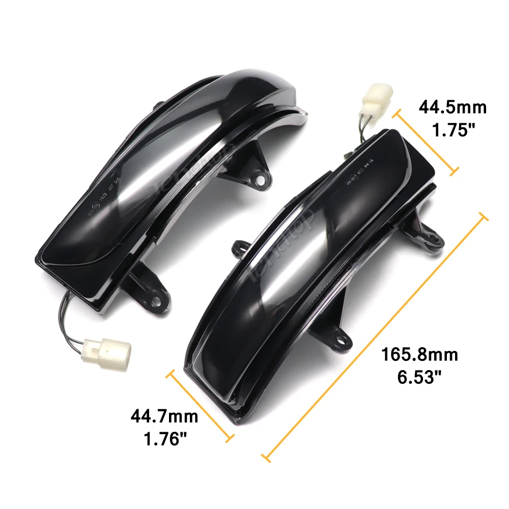 LED Turn Signal Repeater Sequential Light Flashing Side Mirror Blinker For Toyota Land Cruiser LC200 FJ200 Prado FJ150 2010-2023