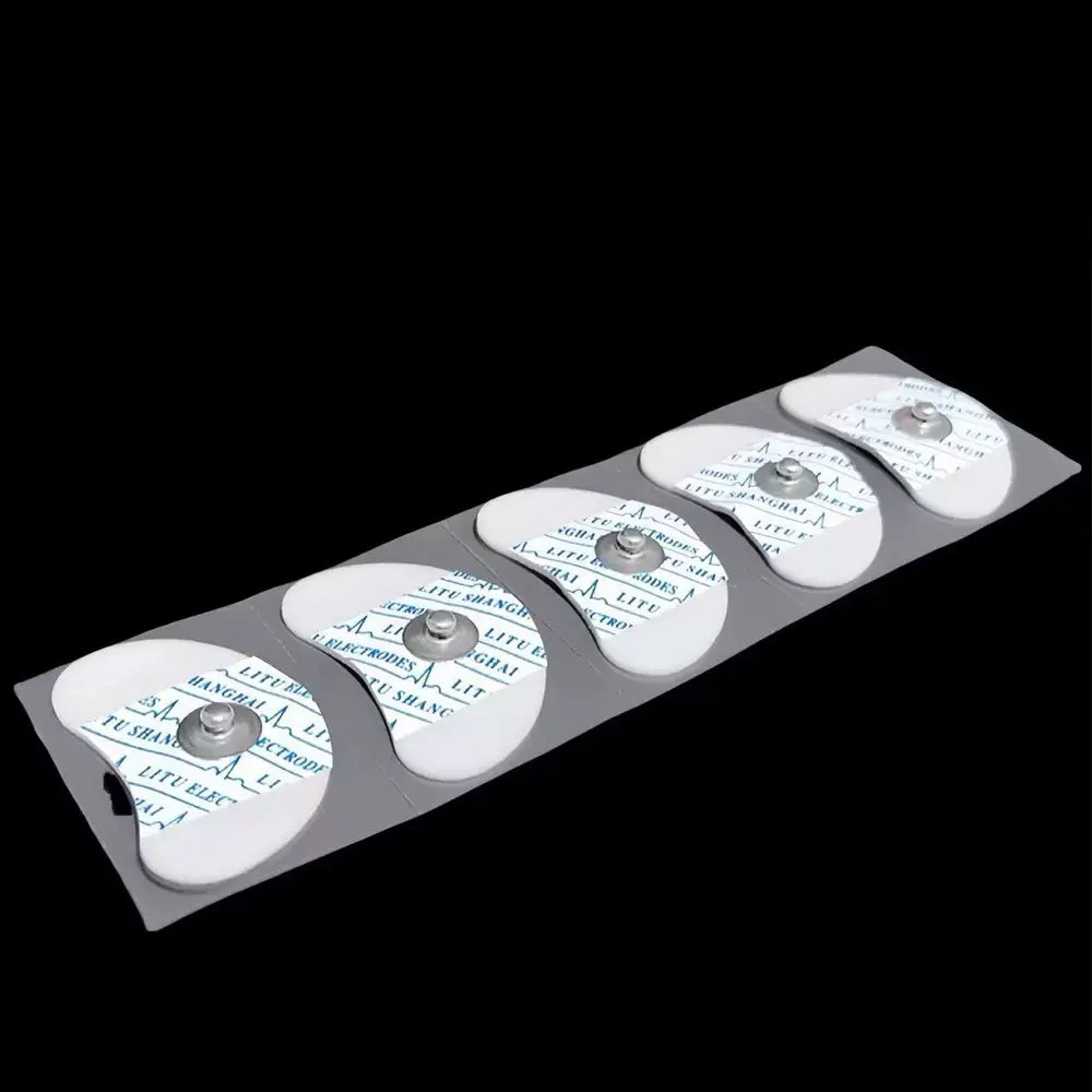 Self-adhesive Crescent Electrode of Button Patch EEG Bionic Electrical Stimulator