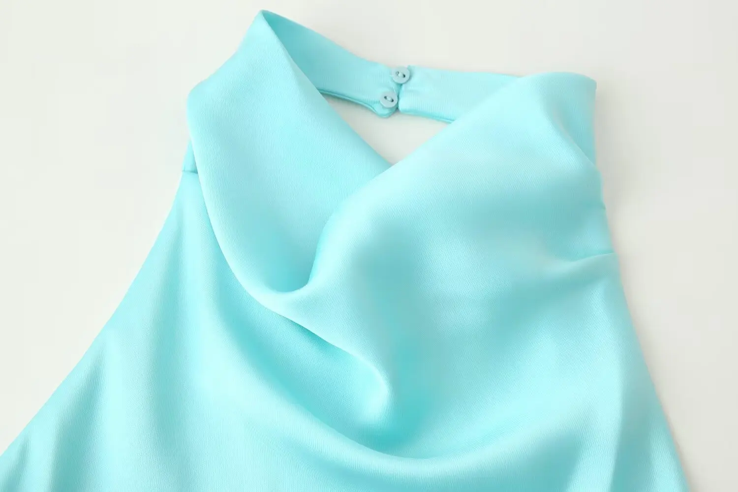 TFMLN Neuer Damen-Overall mit Neckholder, ärmellos, offener Rücken, weites Bein, langer Overall, Sommermode, lässige Urlaubsoutfits für Frauen – Detail 4