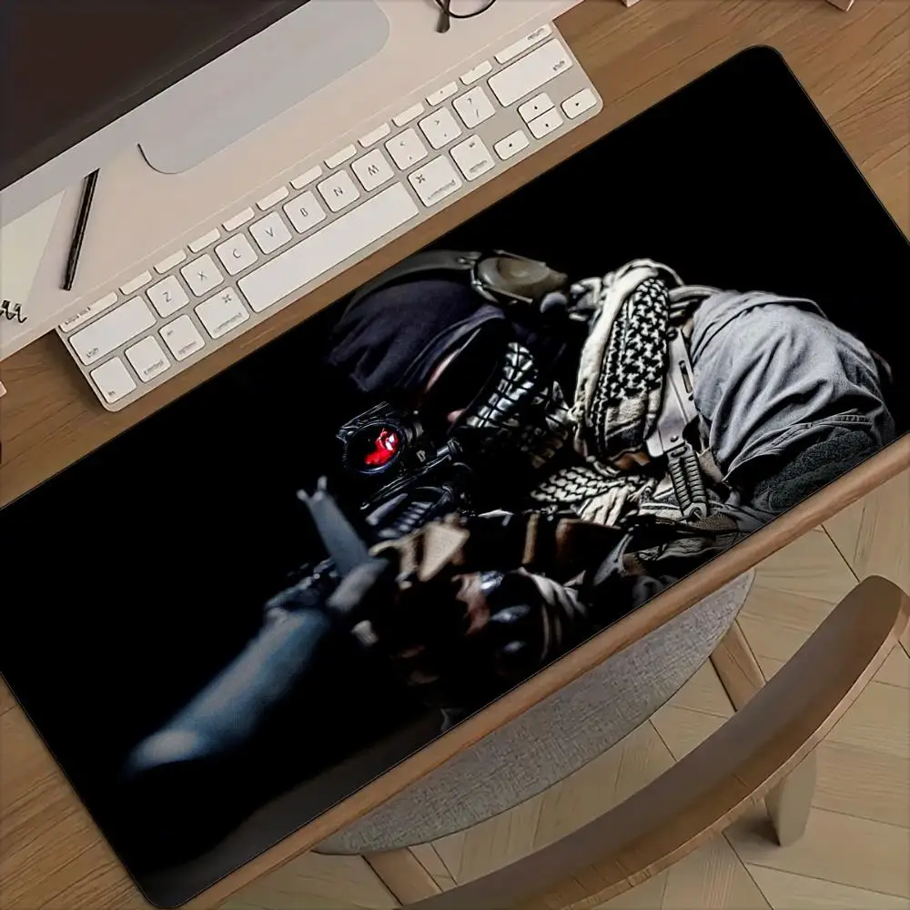 FPS Game COD مكافحة الإضراب ماوس الوسادة حصيرة مكتبية مع حافة مخيط المطاط المضادة للانزلاق قاعدة ملحقات الكمبيوتر الألعاب الحصير ماوس الماوس البساط