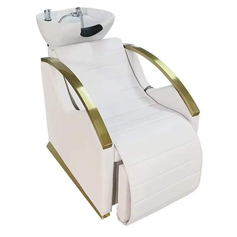 

Electric Hair Washing Chair Shampoo Bed Backwash Salon Massage Shampoo Station Sink and Chair
