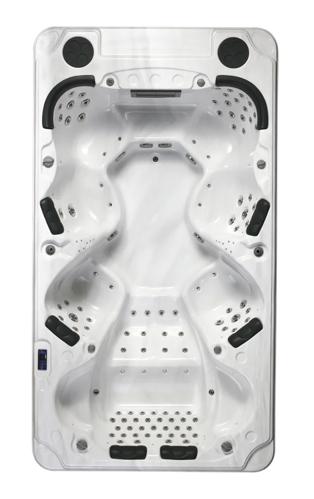 JY8001 الصينية في الهواء الطلق بيع نفخ الروائح سبا حوض استحمام ساخن مع الأوزون والسخان