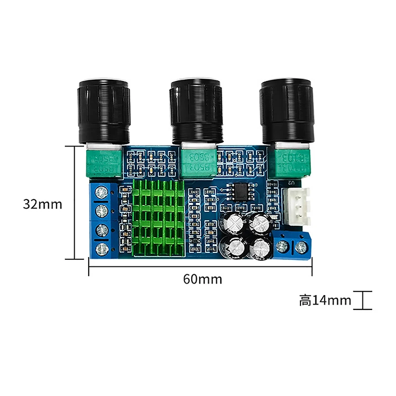 ハイパワーデジタルオーディオパワーアンプボード、革新的で実用的、XH-M567代替、tpa3116d2、デュアルチャンネルステレオ、デュアルチャンネル、80w