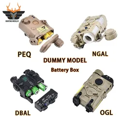 Tactical PEQ NGAL MAWL C1 DBAL A2 Dummy Laser Box No Function Battery Case Fit 20mm Picatinny Rail AirsoftWeapon Laser Model