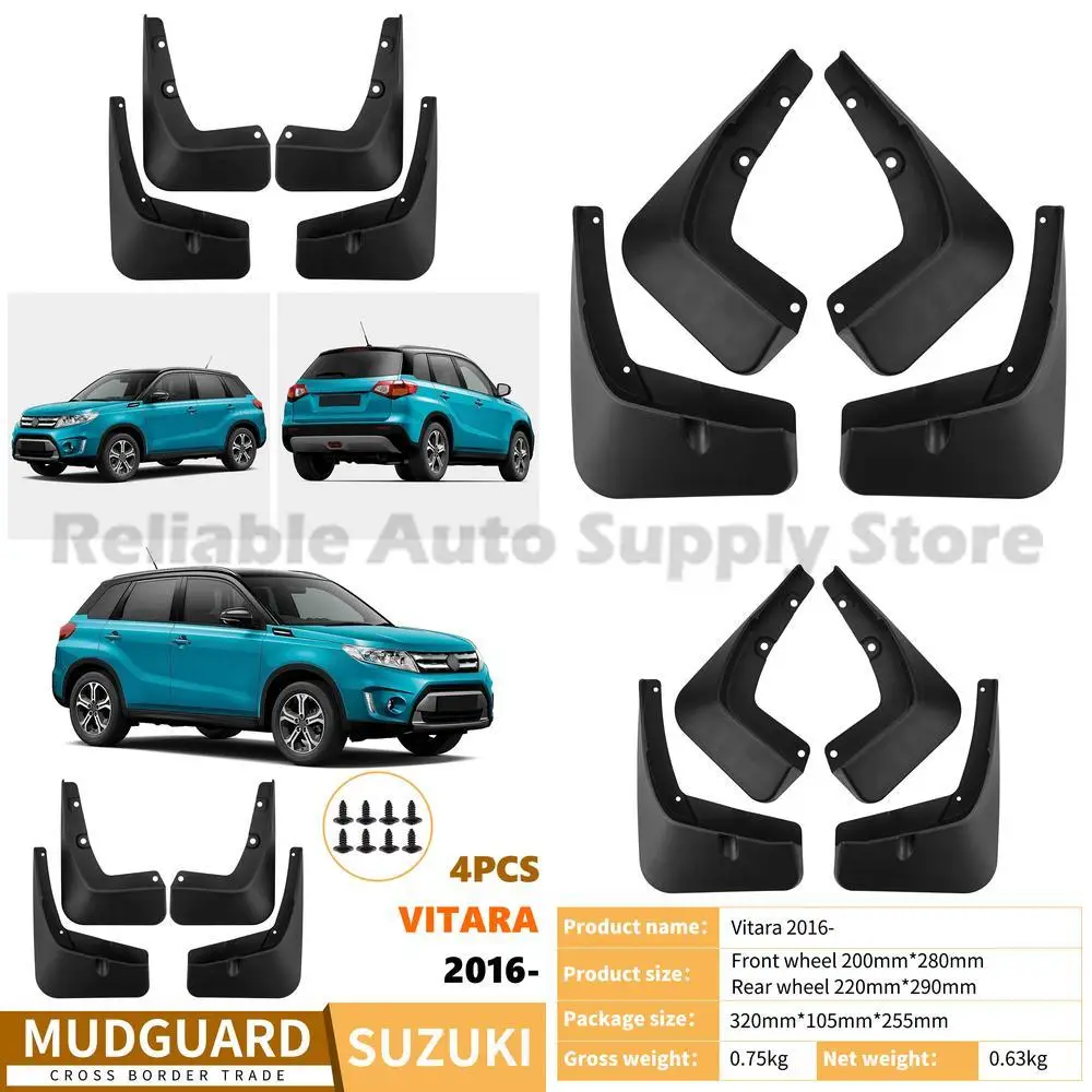 

For 2016-2025 Suzuki Vitara Mudguards Fender Flares Auto Accessories Premium Quality Top Selling Durable Design
