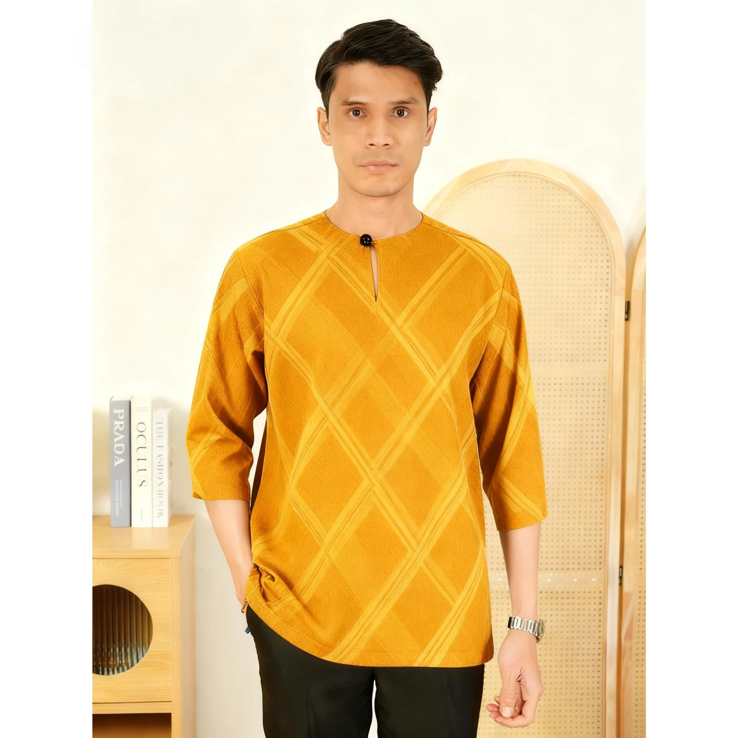 تي شيرت إسلامي بأكمام قصيرة عباية أمان جوبا باكستان مسلم المملكة العربية السعودية جلابة روبا أرابي دي كاميسا رجالي Muçulmano #4