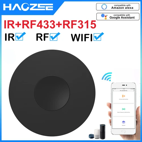Tuya Wifi inteligente RF IR Control remoto hogar inteligente para aire acondicionado TODOS los televisores LG TV compatible con Alexa Google Home