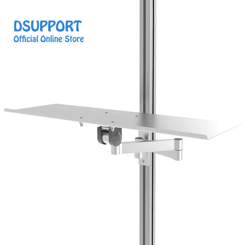 New Dual Use Display Bracket/keyboard Wall Mount Universal Rotary Suspension For 40*40 Industrial Aluminum Profile