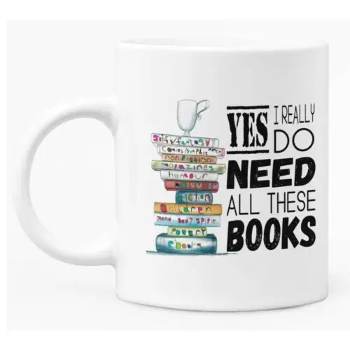 

Забавный книжный червяк/Avid читатель Caption Mug 11 унций белые керамические кофе для него/нее