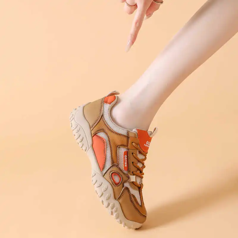 

Autumn-spring High Platform Kawaii Trainers Training Shoes Woman Leopard Sneakers Woman Sport Casual Out Price Snow Boots