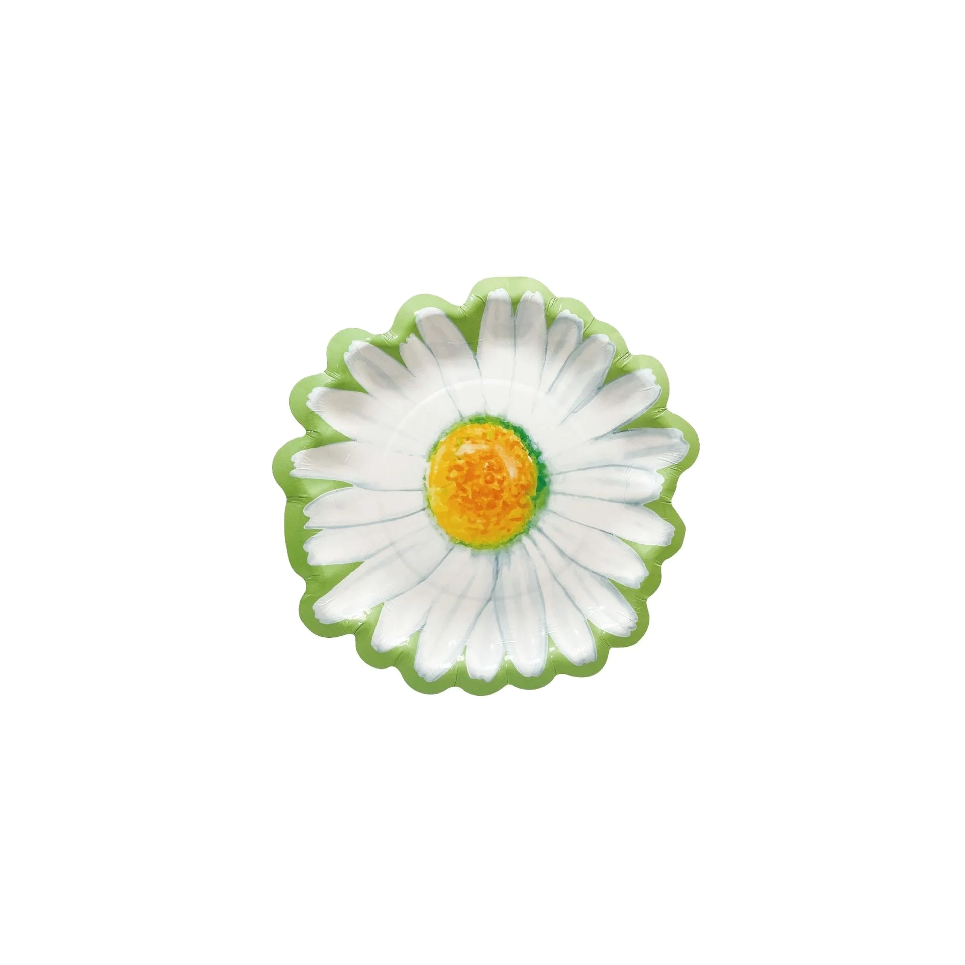 Fresh and beautiful daisies disposable paper flower plate picnic party new product launch