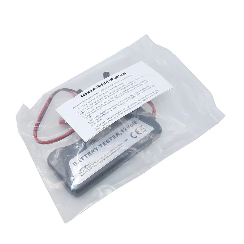 

1 Pcs Mini 12V car battery tester LCD digital alternator 6 LED lights display system analyzer Motorcycle inspection tool