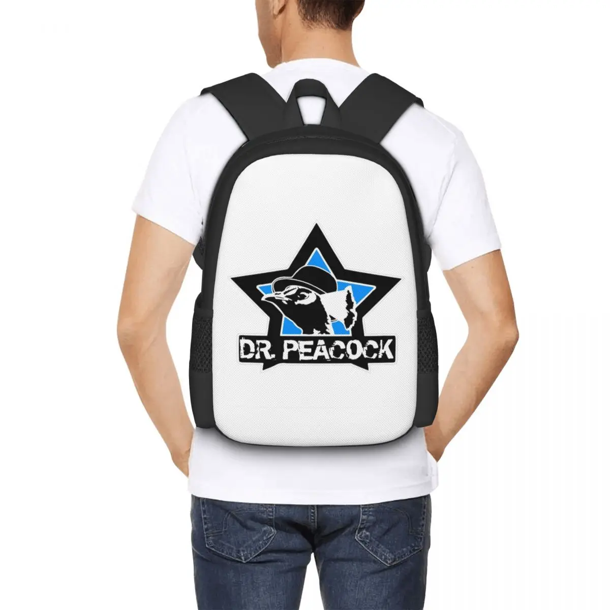 

Dr. Peacock Student Backpack School Bag Hiking Travel Daypack for Boys Girls Fashion Bookbag Shoulder Bags