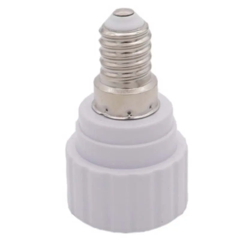 1PCS E14 to GU10 Ceramic Base Led Light Lamp Holder Converter Screw Bulb Socket Adapter LED Saving Light Halogen Lamp Base PBT