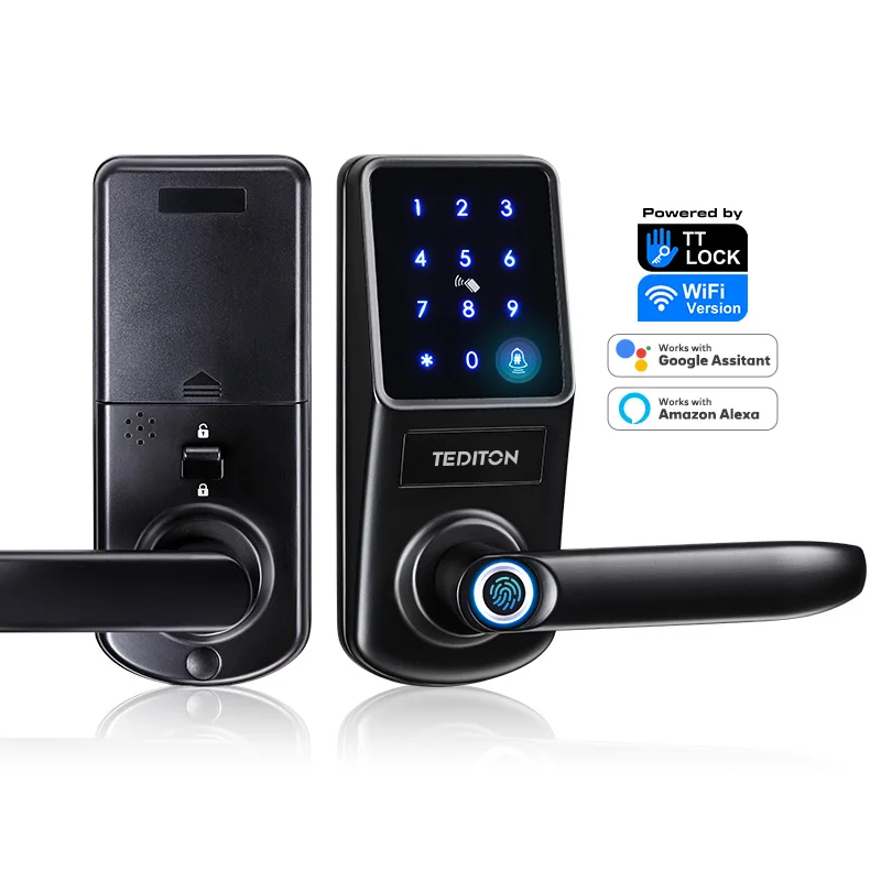 Cerradura De Puerta Inteligente Con impermeable Lockwifi App Cerradura De Puerta Inteligente Wifi Smartlock cerrojo Cerradura Inteligente con Wifi