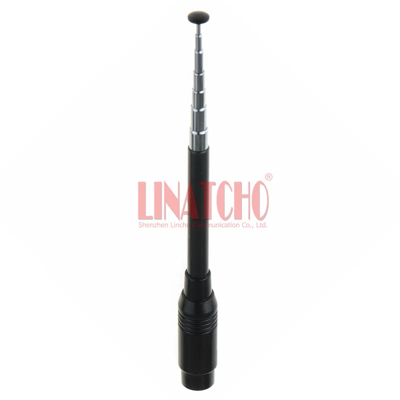 

NA773 Telescopic UHF VHF 144-430MHz Dual Band Walkie Talkie Two Way Radio Antenna SMA Male Connector
