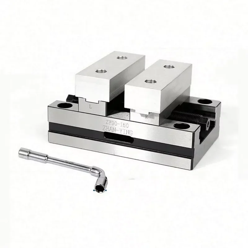 H77 Vise 4-axis 5-axis Concentric Fixture Style Precision Vise Mini Self Centering Vise Installed Positioning Plate