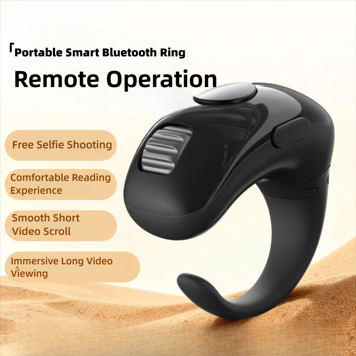 Wireless Ring Mouse Bluetooth 5.3 Intelligent Control Ultra Long Battery Life Portable Multifunctional For iOS Android HarmonyOS