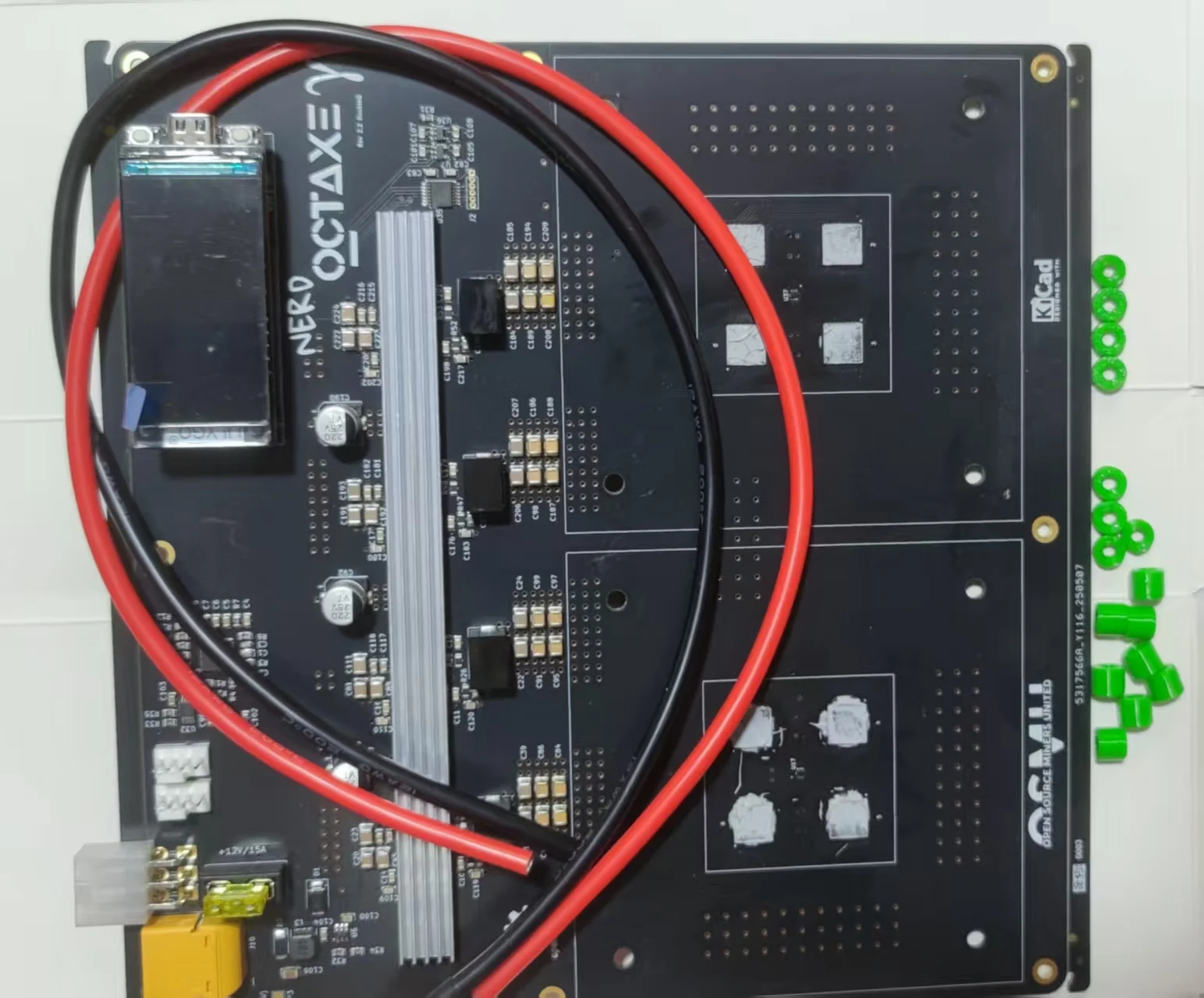 Nerdoctaxe 8 Bm1370 10t Mining Machine Circuit Board Finished Product, Includes Bracket and Power Adapter, Accept Pre-Orders, Please Contact Me