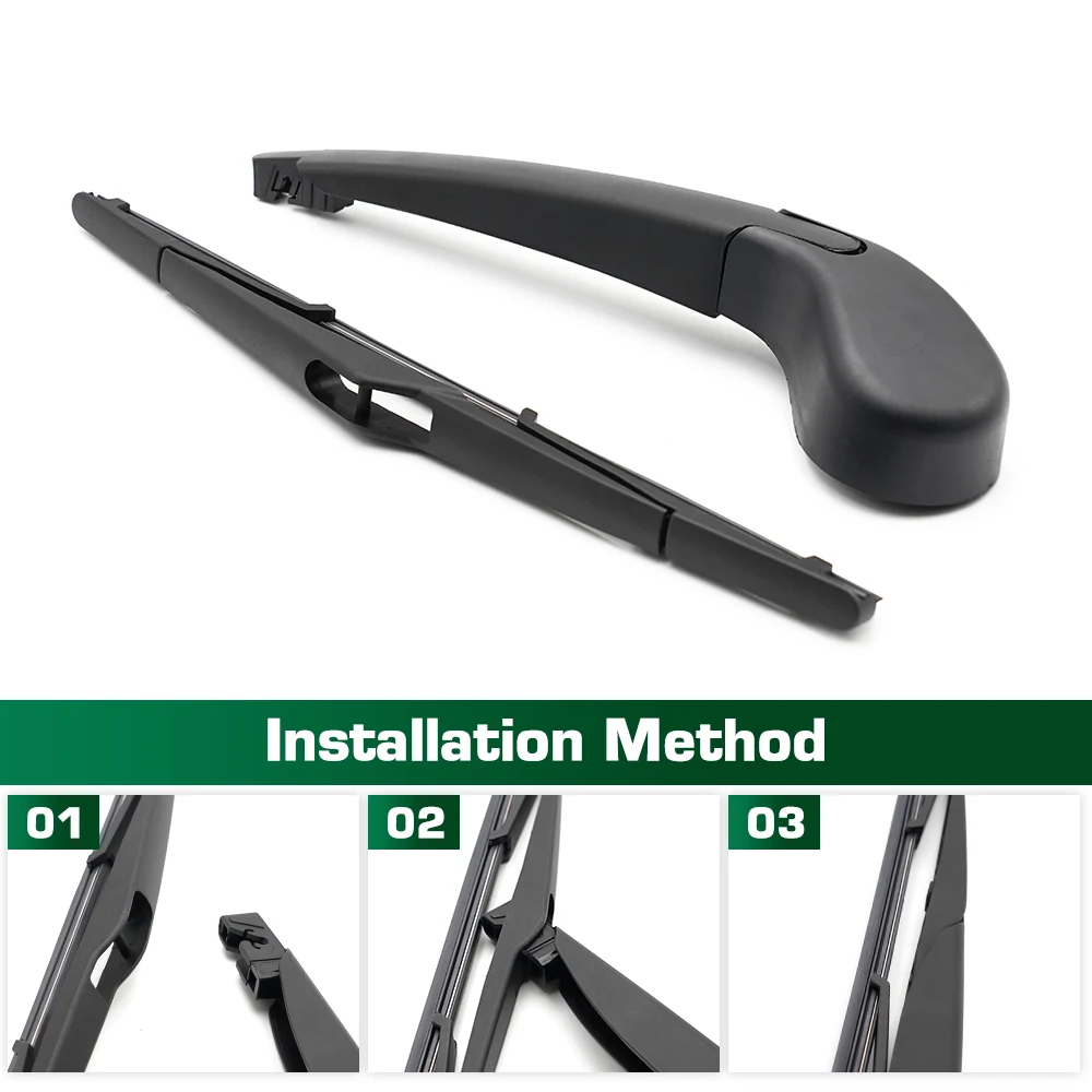 For Ford Focus Hatchback MK 3 2011 - 2017 Wiper Rear Wiper Blade & Arm Set Kit  Windshield Windscreen Window Brush - view 3