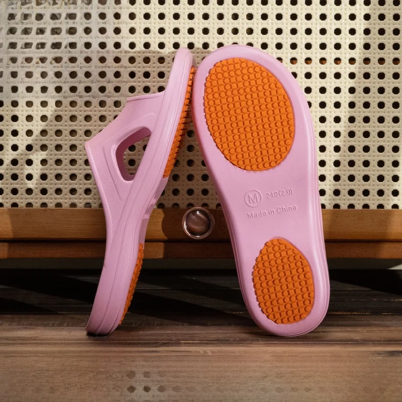 滑り止めゴム底スリッパ女性用屋内浴室カジュアルビーチサンダル快適なevaインナー妊婦や高齢者向け