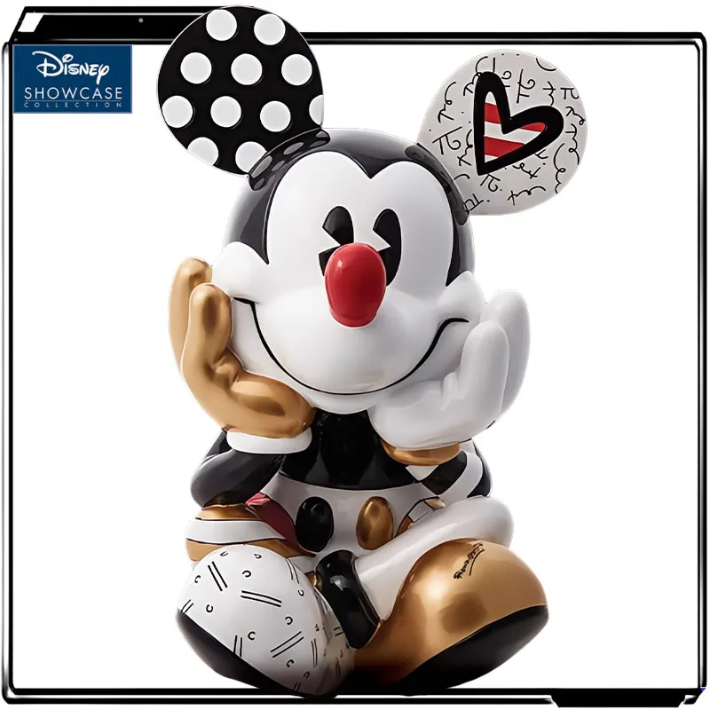 

Disney Genuine DSBRT Anime Figure Black Gold Mickey 380MM Action Figure Toy for Boys Kids Gift Collectible Model Ornaments