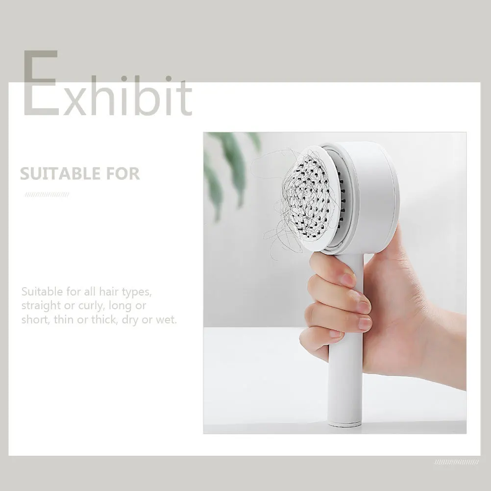 مشط تدليك ميكينونا لفرد الشعر، فرشاة خفيفة الوزن ورطبة وجافة، أداة محمولة للعناية بفروة الرأس لجميع أنواع الشعر