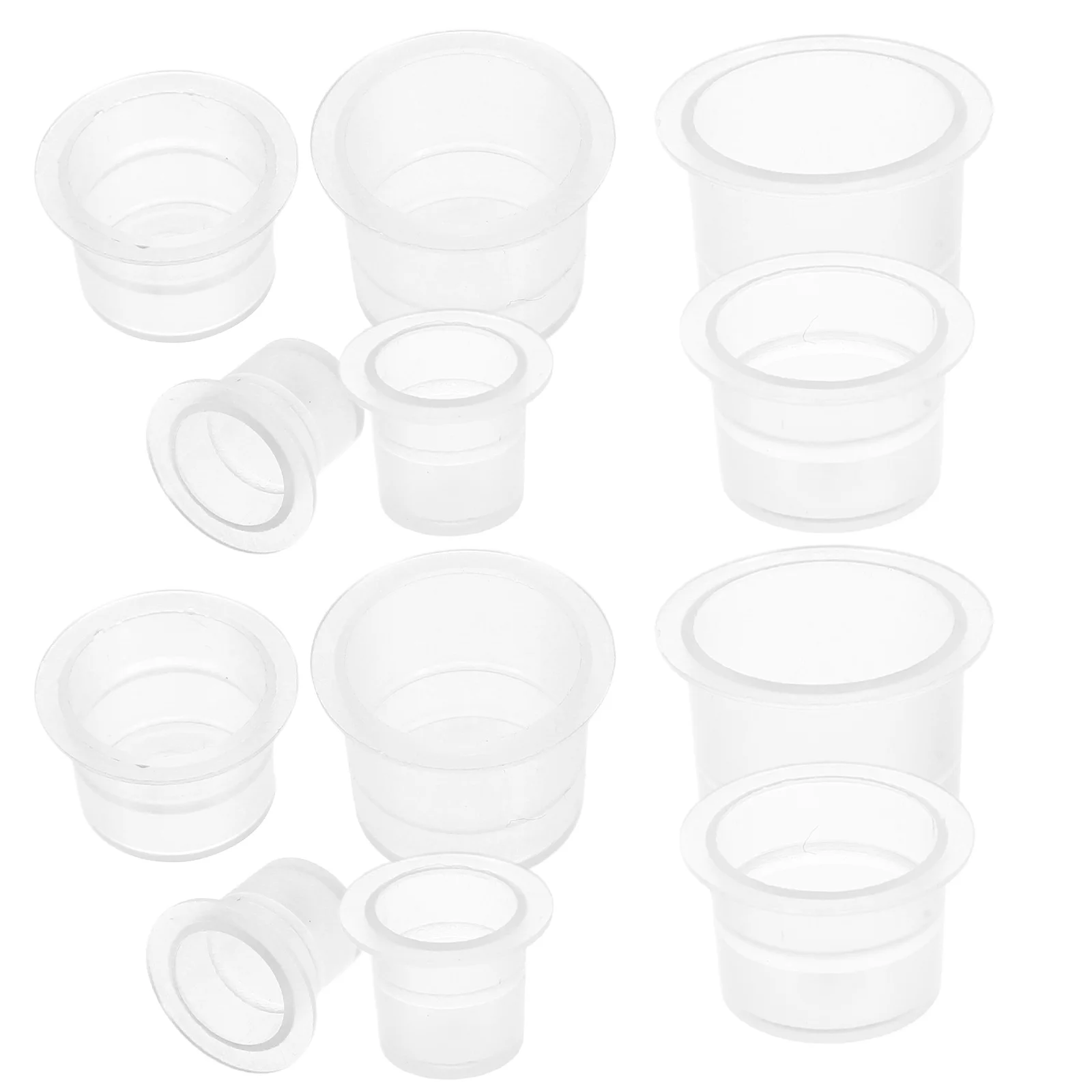 

300pcs Clear Color Mixing Cups Plastic Palette Cups Stable Base Oil Watercolor Painting Supplies Transparent Independent