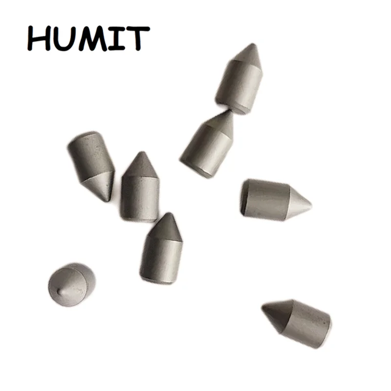 Pointy Shapes Head Tungsten Carbide Button Inserts Conical Teeth For Oil Coal Rock Hammer Drill Bit Cutter Gyroscope Alloy Head