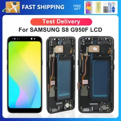 Tested S8 For Samsung For G950W G950S G950K G950L G950F G950N LCD Display Touch Screen Digitizer Assembly Replacement