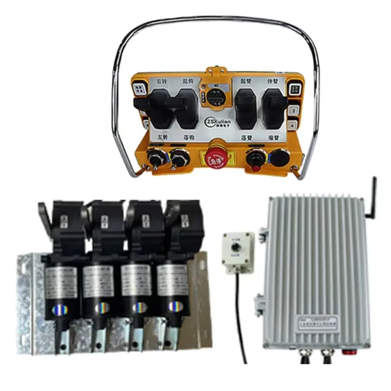 Radio Remote Control for  Mobile Heavy Cranes Fast-Response High-Adjustment-Accuracy Hydraulic Valves Machines