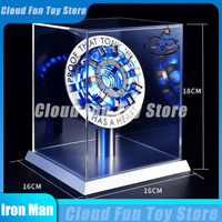 Mk1 Mk2 Avengers Iron Man Arc Reactor 1:1 Tony Stark Heart Mk50 Chest Lamp Super Hero Figure Statue Metal Model Xmas Toys Gifts