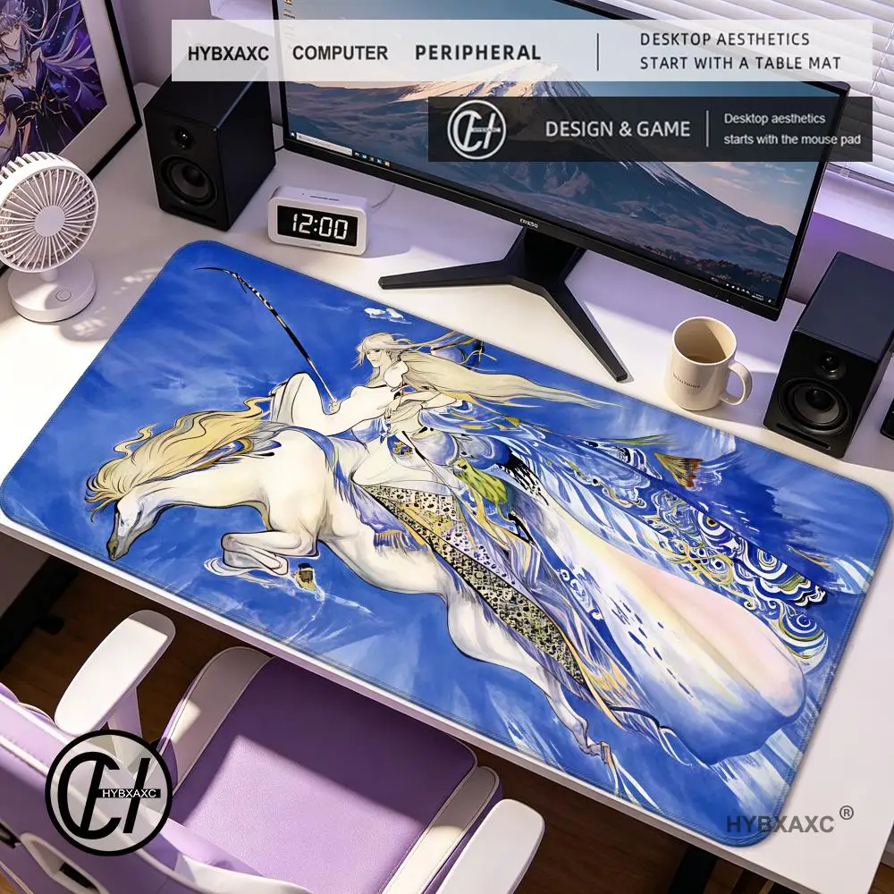 

Art Y-Yoshitaka A-Amano-S Mouse Pad Computer Laptop Rubber Non-slip Mouse Mat Mousepad Gamers Decoracion Desk Mat