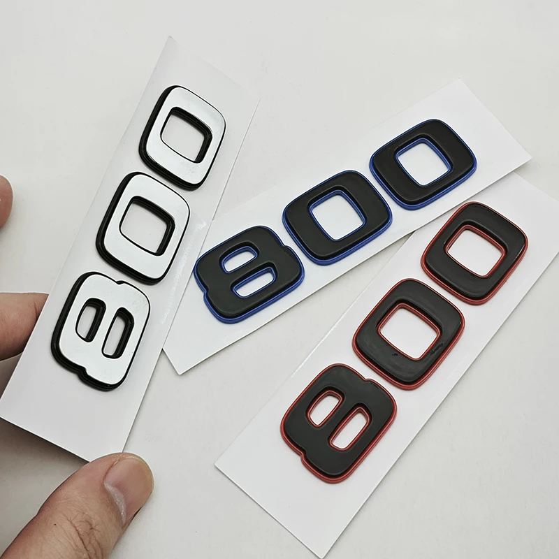 3D ABS Car Styling Logo 800 Decorative Emblem Badge Decal For Mercedes Benz W464 G500 G63 BRABUS G700 G800 900 Rocket Edition