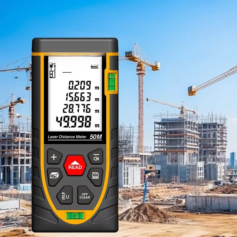 Measure Device RulerTrena Handheld Laser Rangefinder with  SW-M50 50M 10x Magnification 7 Field View