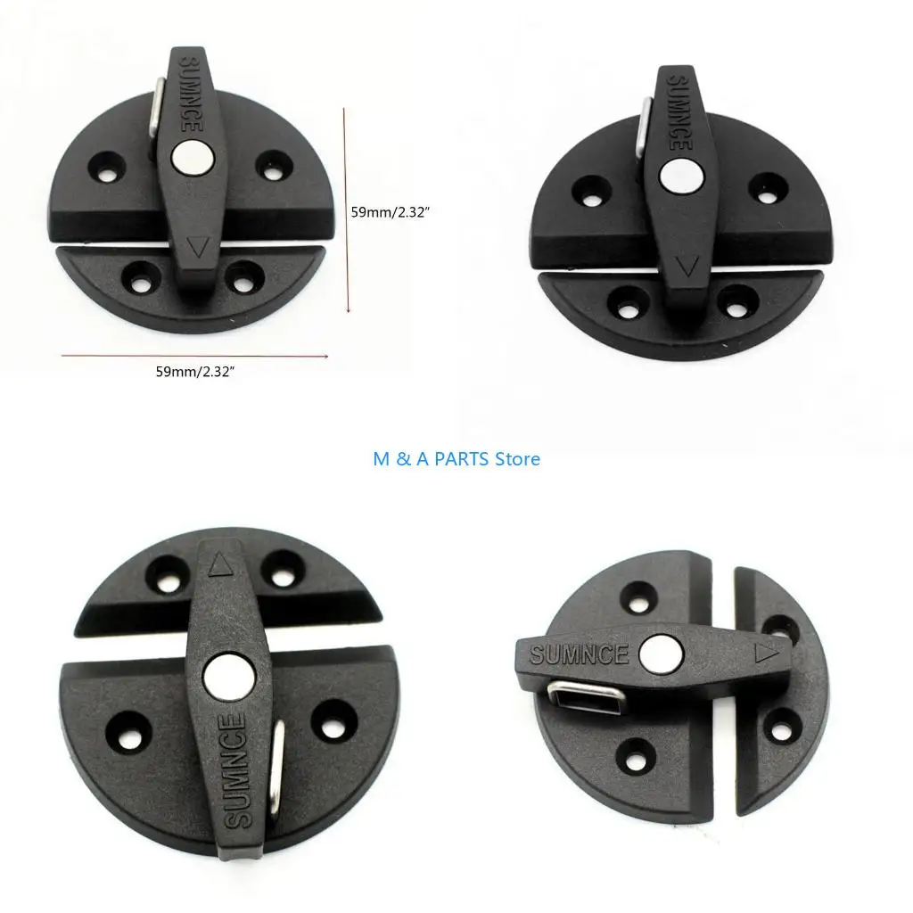 U1JF Upgraded Marine for Camper Cargo Hauler Flush Pull for Hatch for Latch for RV Entry Door Lock Anti-corrosive Wea