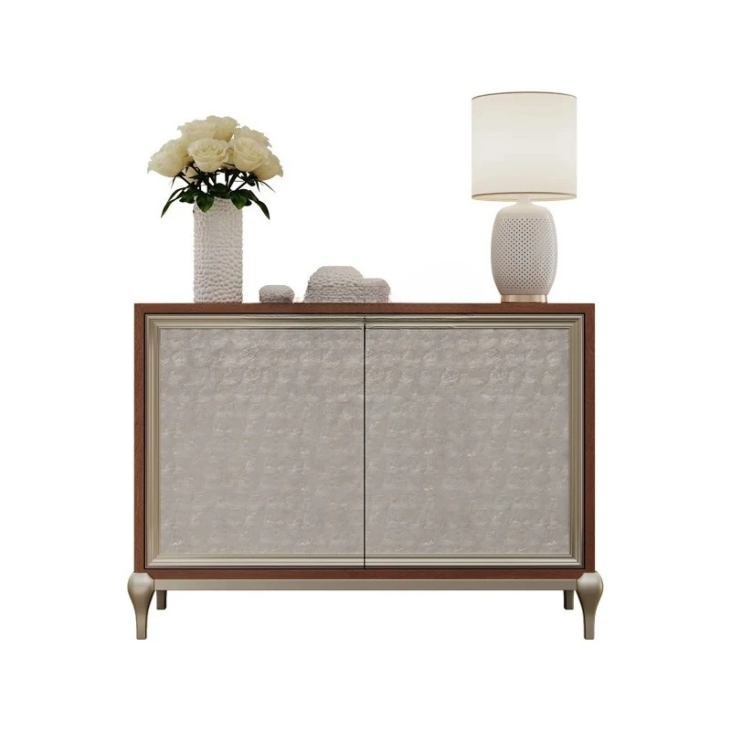 

American light luxury door cabinet, living room shell decorative locker, storage side cabinet
