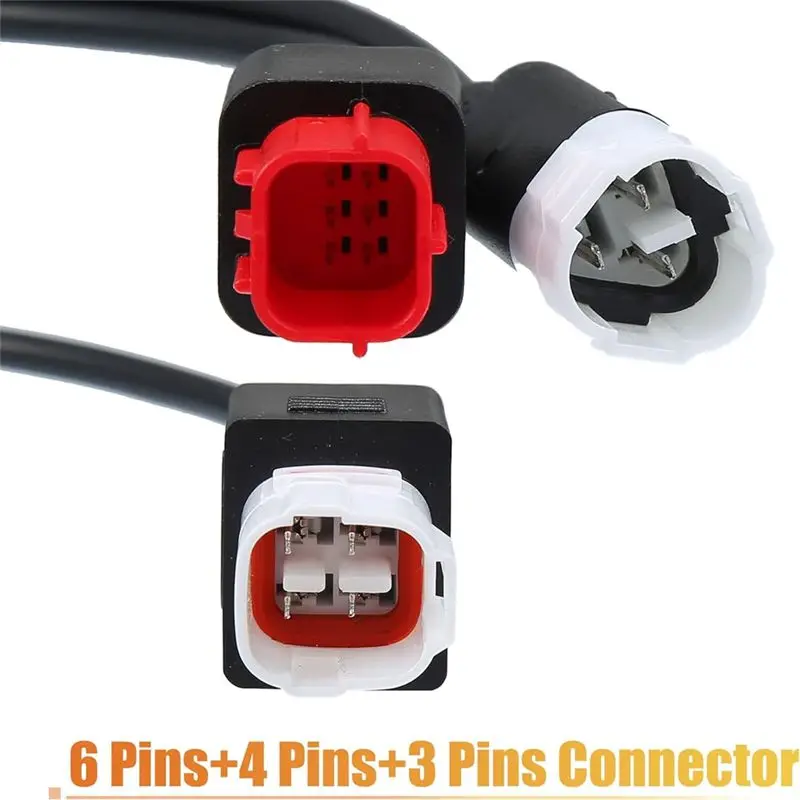 ABSL-OBD2 Diagnostic Cable For Kline Euro5 Motorcycle 16 Pin To 3Pin 4Pin 6Pin OBD2 3 In 1 Diagnostic Adapter Accessories