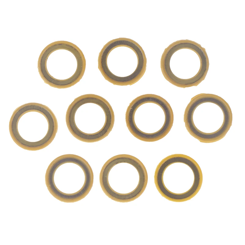 حزمة سهلة الاستخدام مكونة من 10 قطع من حشية سدادة تصريف زيت التشحيم 26-830749 للقوارب البحرية Mercruiser & Mercury