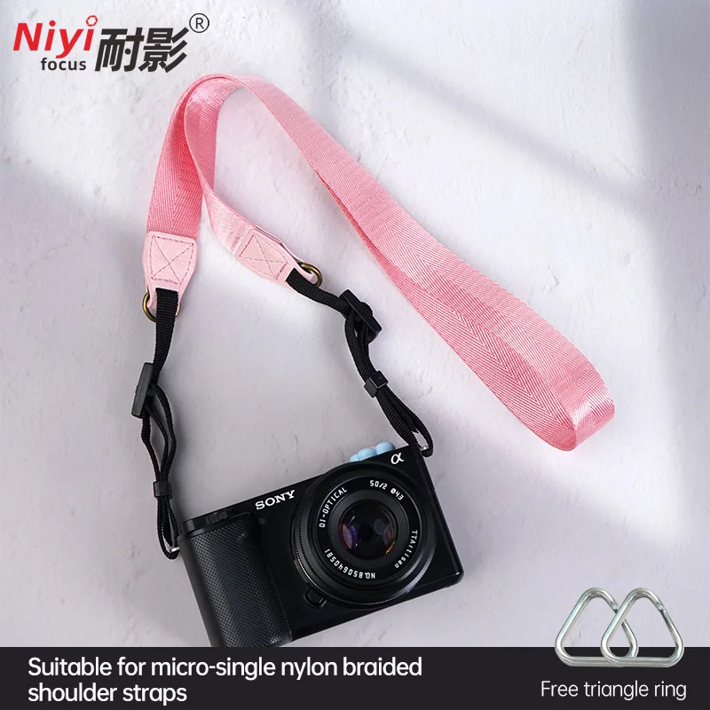 أشرطة الكاميرا حزام الرقبة النايلون الإفراج السريع حزام المعصم كاميرا بدون مرآة لسوني zve10 كانون R52 Fujifilm XT50 نيكون لايكا