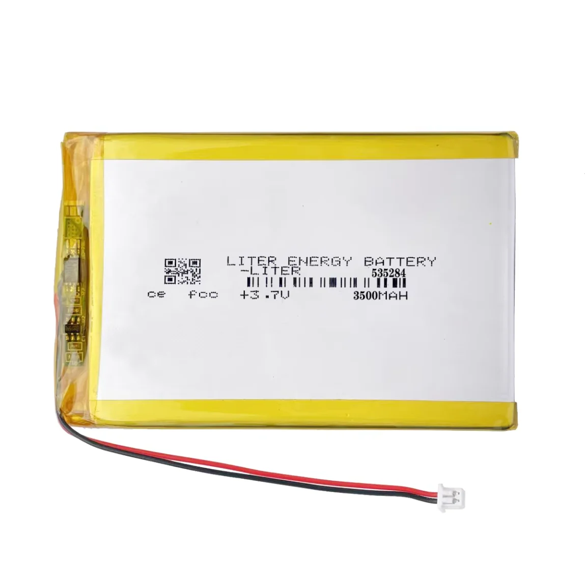 plug 1.25-2P  3.7V 3500mah 535284 rechargeable li-polymer battery for Recreational machines RG35XX H PLUS Game console