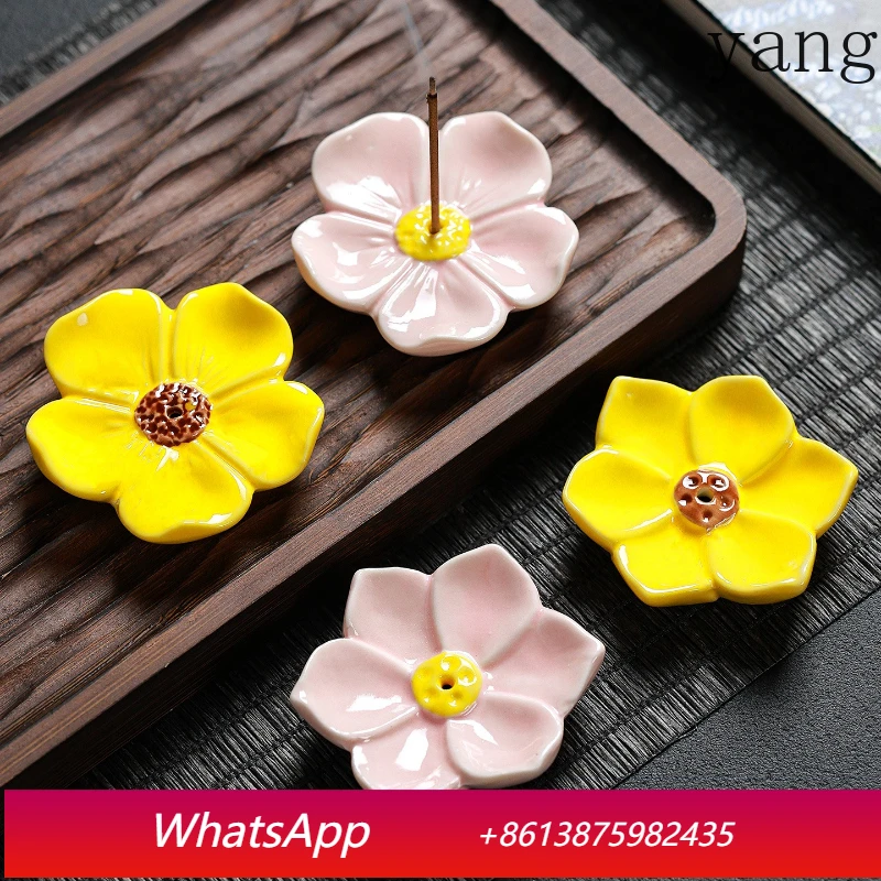 

LTT flower line incense insert base tea ceremony tray incense burner zen