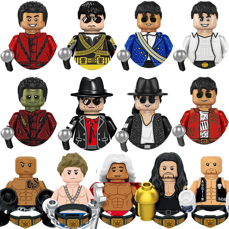 

TP504 TP510 Rock Star Mini Building Blocks Things Model Figure Blocks Construction Bricks Toys For Children's Gift