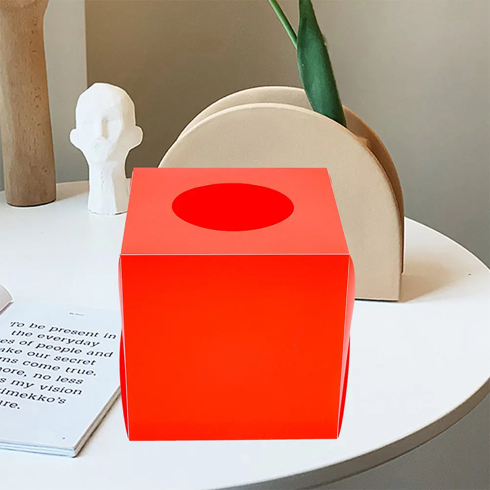 

2pcs Lottery Box Raffle Ball Container Multifunctional Ticket Storage Case For Party Meeting Voting Suggestion Donation Ballot