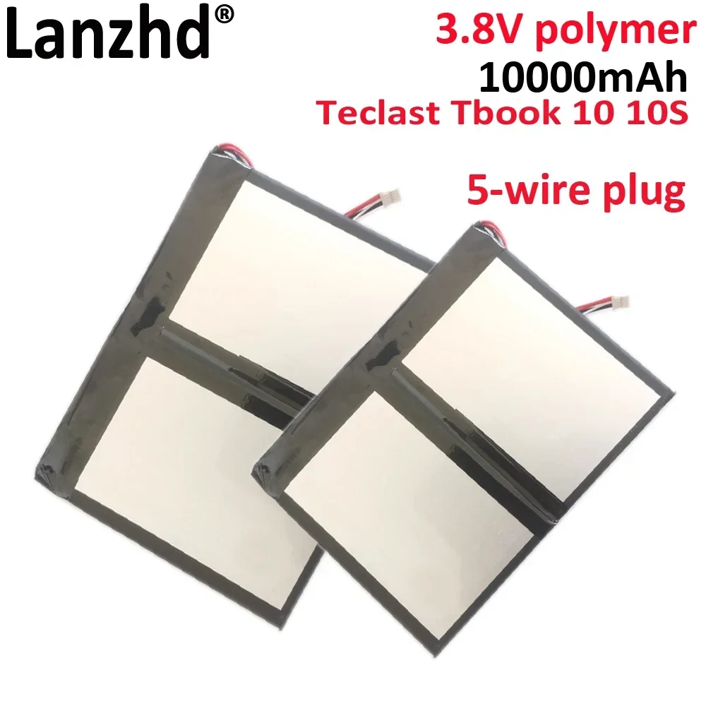 

New Battery For Teclast Tbook 10 / Tbook 10S Tbook10 Tablet PC Accumulator with 5-Wire Plug 10000mAh