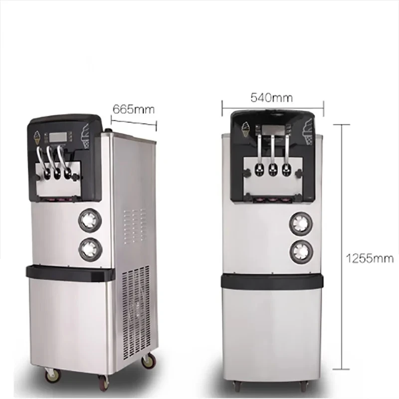 New Professional Soft Ice Cream Machine Yogurt Soft Commercial Ice Cream Maker