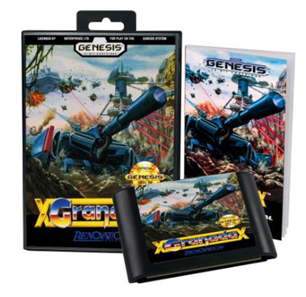 

Granada with Box and Manual for 16 Bit Sega MD Game Cartridge Megadrive Genesis System