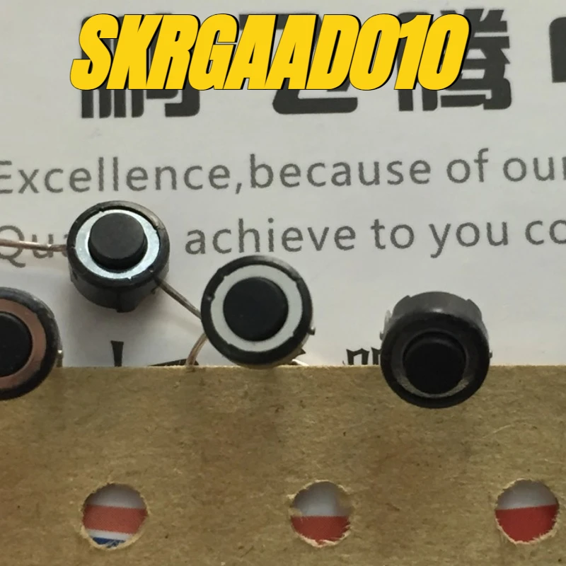 

（New）100pcs/lot 100% original genuine Switch:SKRGAAD010 6*6*4.3 2pins Touch switch